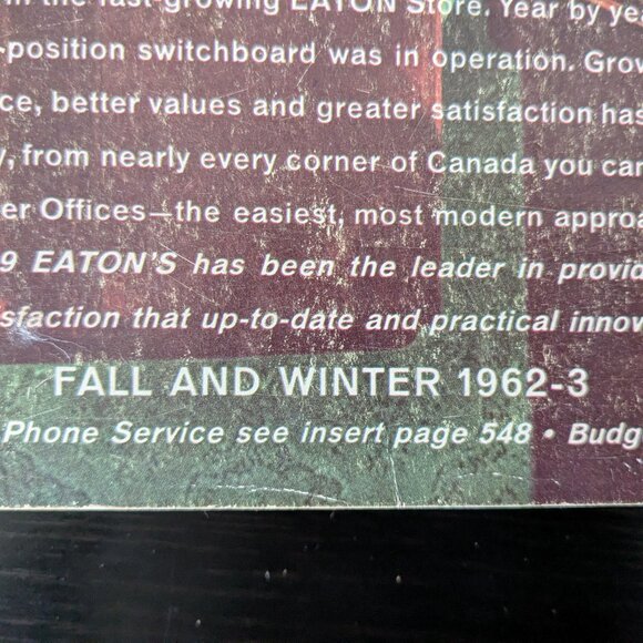 🇨🇦 1962-63 Eaton’s Fall-Winter Catalog - Picture 2 of 16